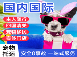 静巴机场托运国际宠物托运 【国